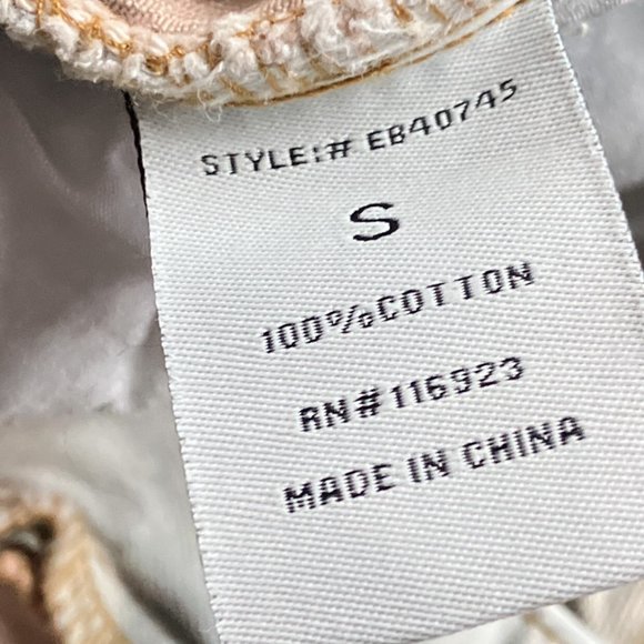 New Anthropologie Small Large Easel Tie Dye‎ Denim Cotton Jean Boho Mini Skirt - Picture 9 of 9